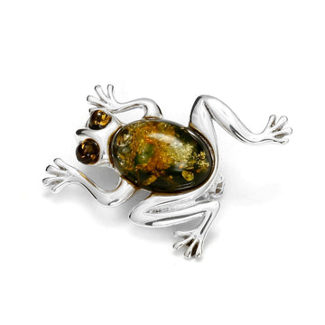 Green Baltic Amber 925 Sterling Silver Natural Gemstone Pendant