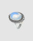 Milky Opalite 925 Sterling Silver Gemstone Ring
