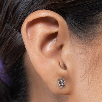 Silver Butterfly Stud 925 Sterling Silver Stud