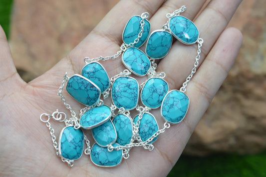 Turquoise 925 Sterling Silver Necklace