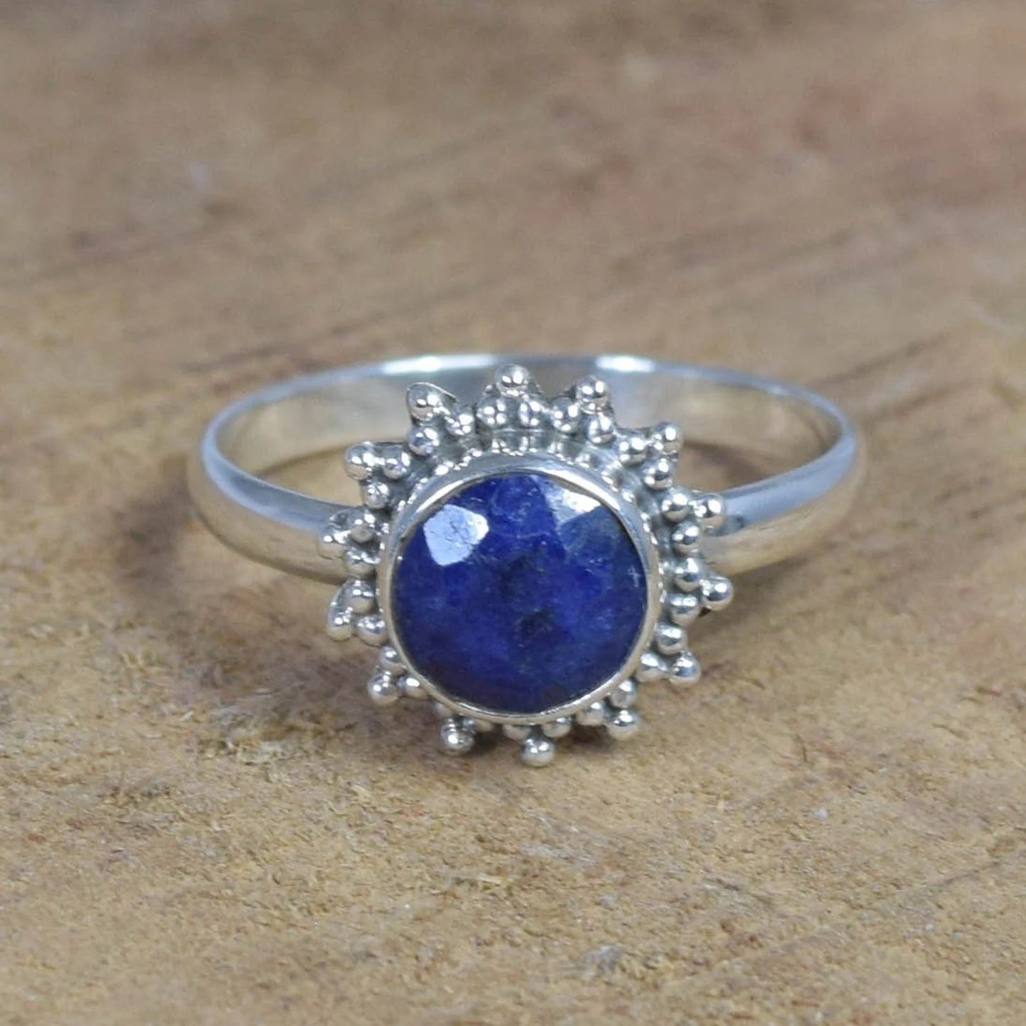 Blue Sapphire 925 Sterling Silver Ring