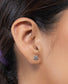 925 Sterling Silver Plain Star Stud Earring