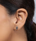 925 Sterling Silver Plain Seahorse Stud Earring
