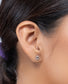 925 Sterling Silver Plain Skull Stud Earring