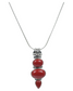 Red Coral 925 Sterling Silver Gemstone Necklace