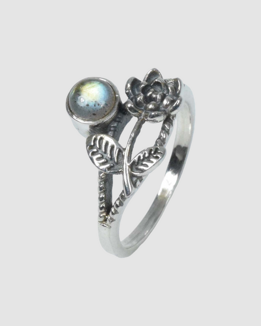 Labradorite 925 Sterling Silver Gemstone Ring