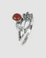 Red Carnelian 925 Sterling Silver Gemstone Ring
