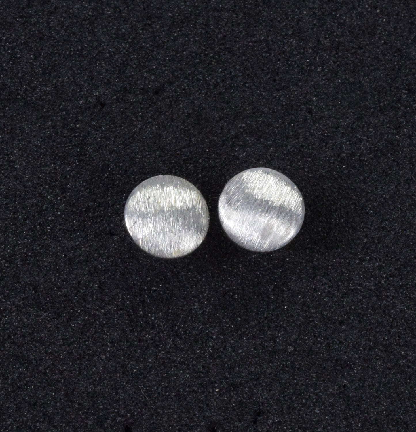 925 Sterling Silver Plain Round Stud Earring