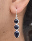 Blue Sunstone 925 Sterling Silver Gemstone Hook Earring