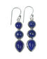 Blue Lapis 925 Sterling Silver Gemstone Hook Earring