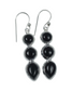 Black Onyx 925 Sterling Silver Gemstone Hook Earring