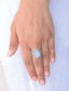 Milky Opalite 925 Sterling Silver Gemstone Ring