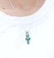 Green Malachite 925 Sterling Silver Gemstone Necklace
