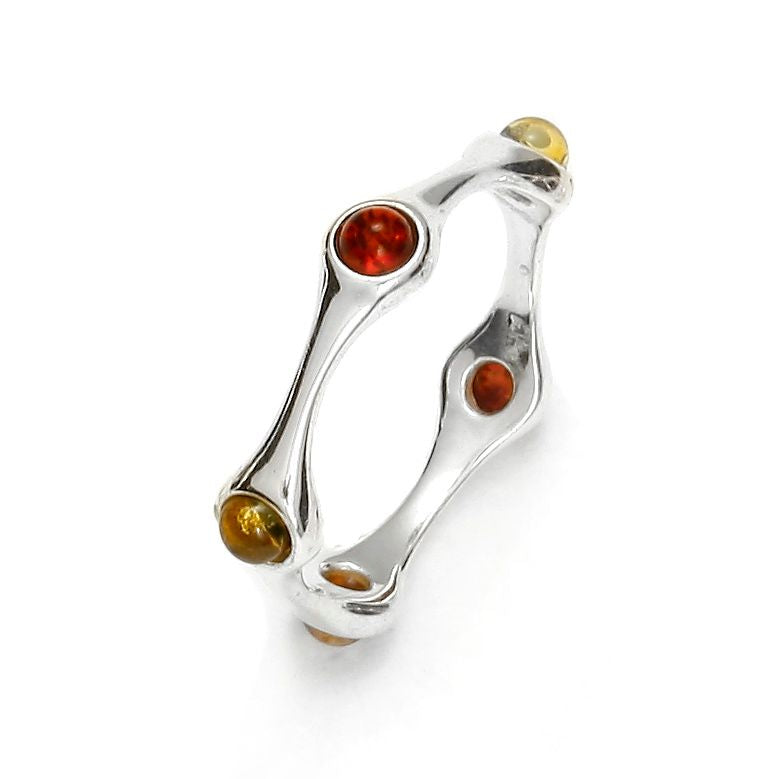 Baltic Amber 925 Sterling Silver Ring