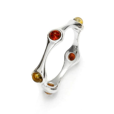 Baltic Amber 925 Sterling Silver Ring