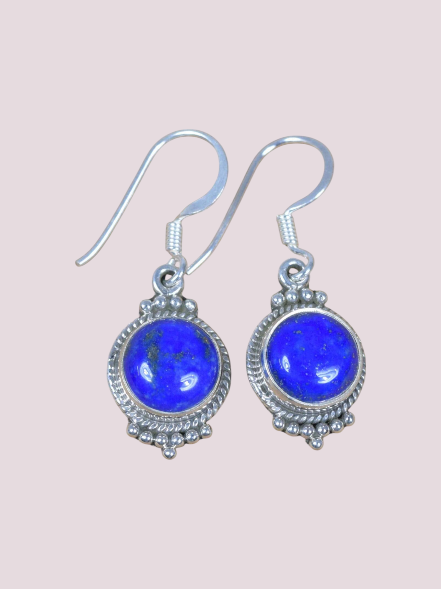 925 Sterling Silver Natural Gemstone Earring