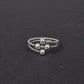 925 Sterling Silver Triple Ball Ring ~ Plain Ring Jewelry