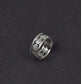 925 Sterling Silver Ring ~ Plain Flower Band Ring