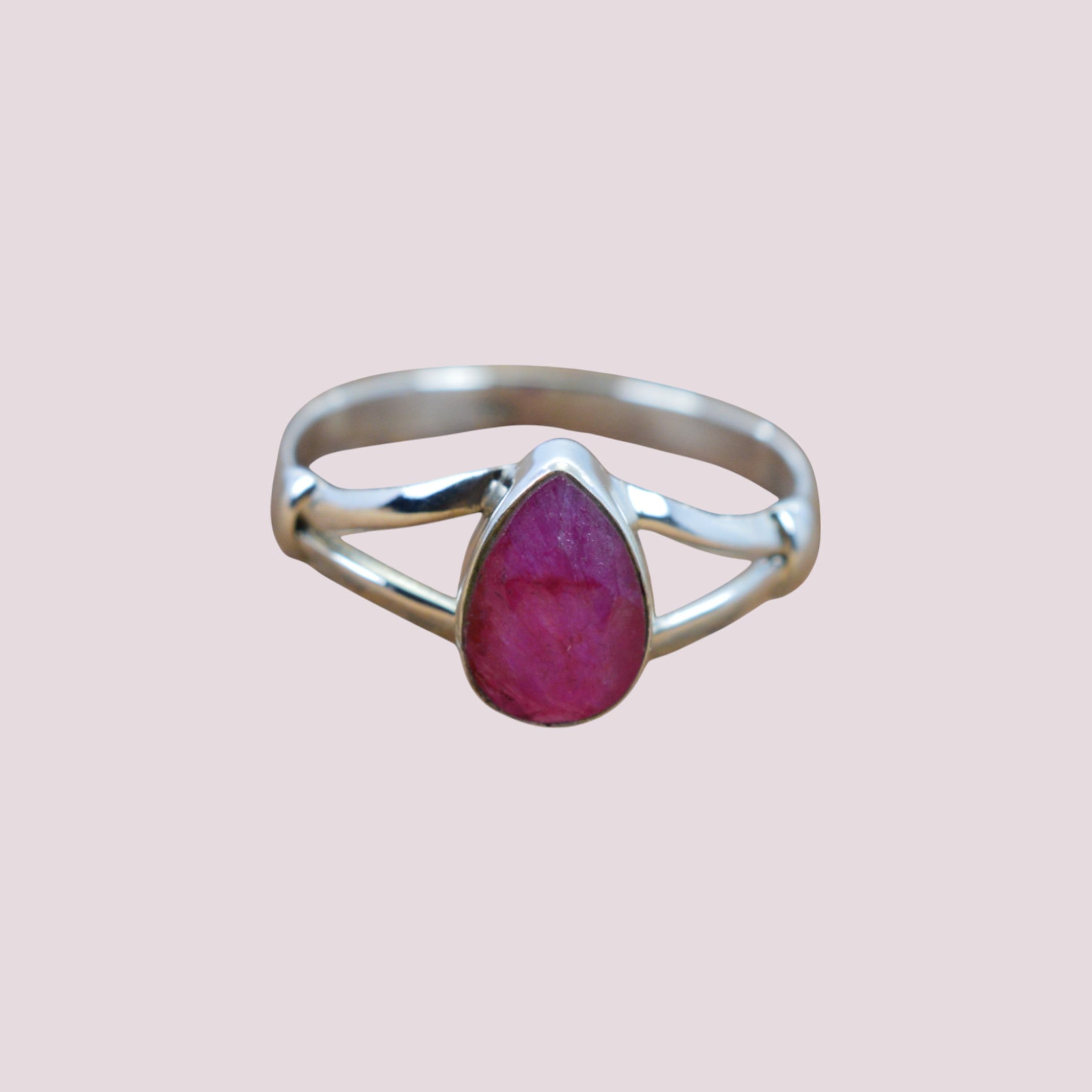 925 Sterling Silver Natural Gemstone Ring