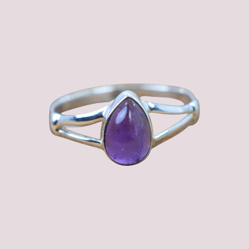925 Sterling Silver Natural Gemstone Ring