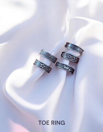 925 Sterling Silver Adjustable Plain Toe Ring