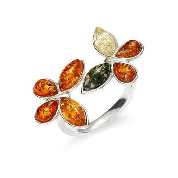 Baltic Amber 925 Sterling Silver Ring