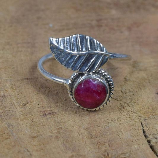 Red Ruby 925 Sterling Silver Ring