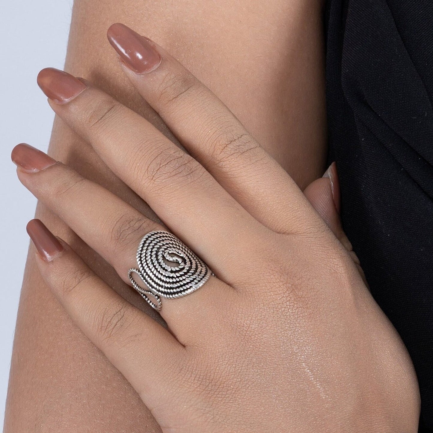 Silver Twist Ring 925 Sterling Silver Ring