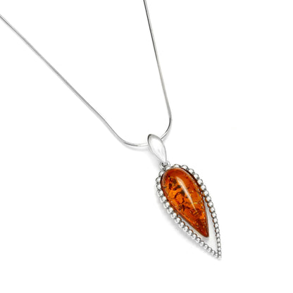 Baltic Amber 925 Sterling Silver Pendant