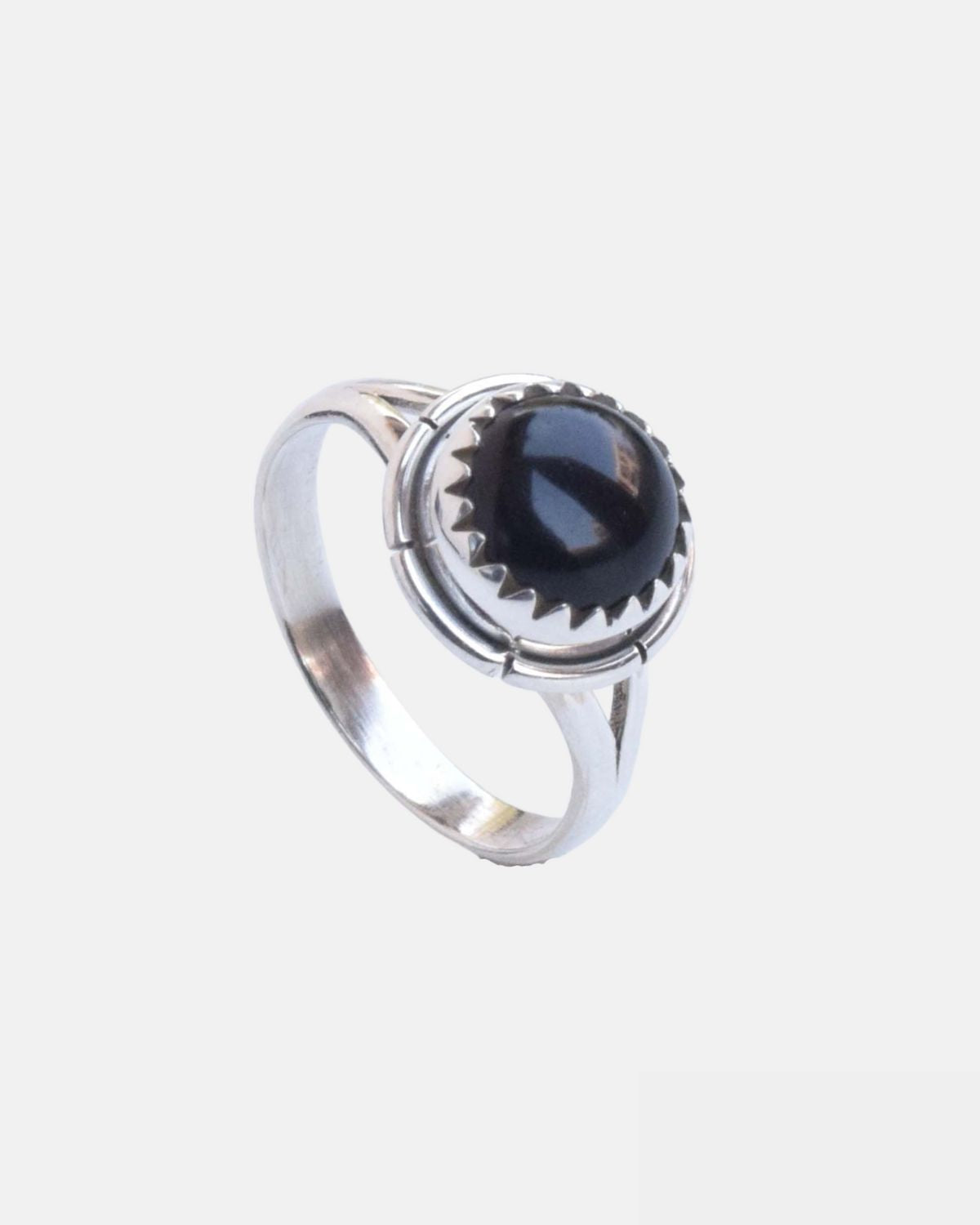 Black Onyx 925 Sterling Silver Gemstone Ring