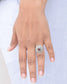 Cut Red Garnet 925 Sterling Silver Gemstone Ring