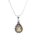 Yellow Citrine 925 Sterling Silver Gemstone Necklace