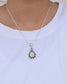 White Rainbow Moonstone 925 Sterling Silver Gemstone Necklace
