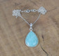 Amazonite 925 Sterling Silver Gemstone Jewelry Chain Pendant w/ or w/o chain ~ Pear Shape Necklace ~ Handmade Jewelry ~ Gift For Christmas
