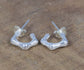 Silver Plain Hoop 925 Sterling Silver Gemstone 1 PAIR Hoop Earring ~ Handmade Jewelry ~ Elegant Earring ~ Gemstone Hoop ~ Gift For Christmas