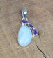 Natural Blue Larimar 925 Sterling Silver Amethyst Pendant~ Sky Blue Pendant ~Elegant Pendant ~ Gift For Christmas Present Handmade  Pendant